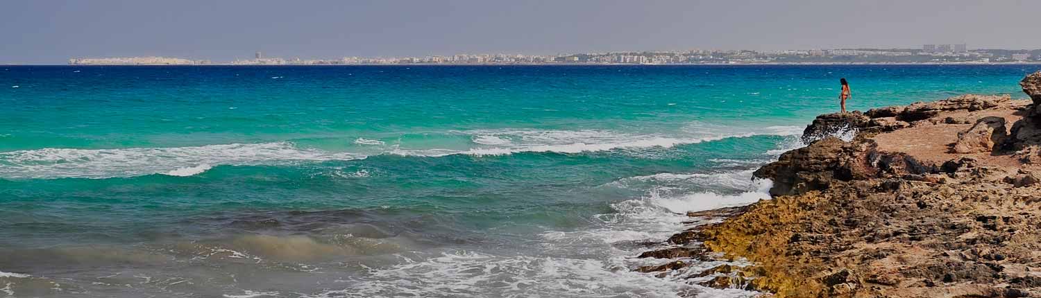 Punta della Suina - Vista di Gallipoli da Punta della Suina