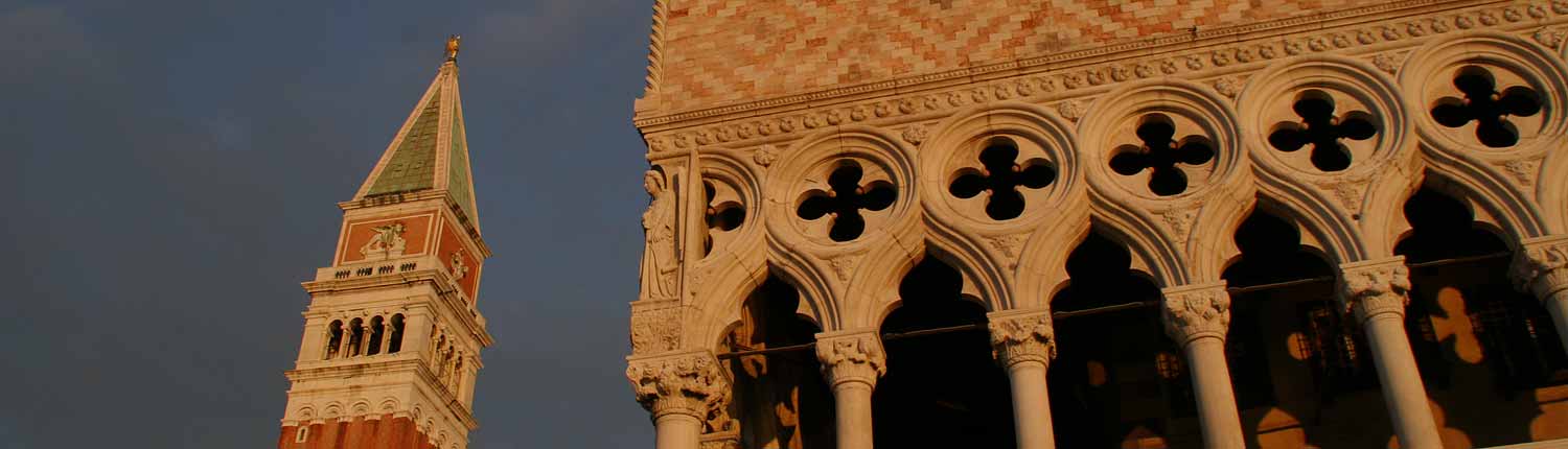 Palazzo Ducale e Campanile - Palazzo Ducale e Campanile di Venezia in Piazza San Marco