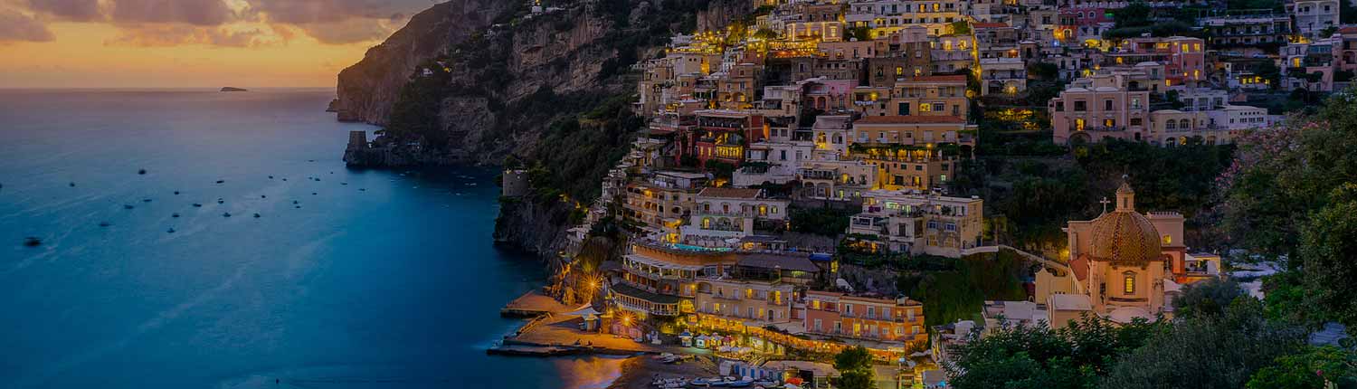 Positano - La città al tramonto