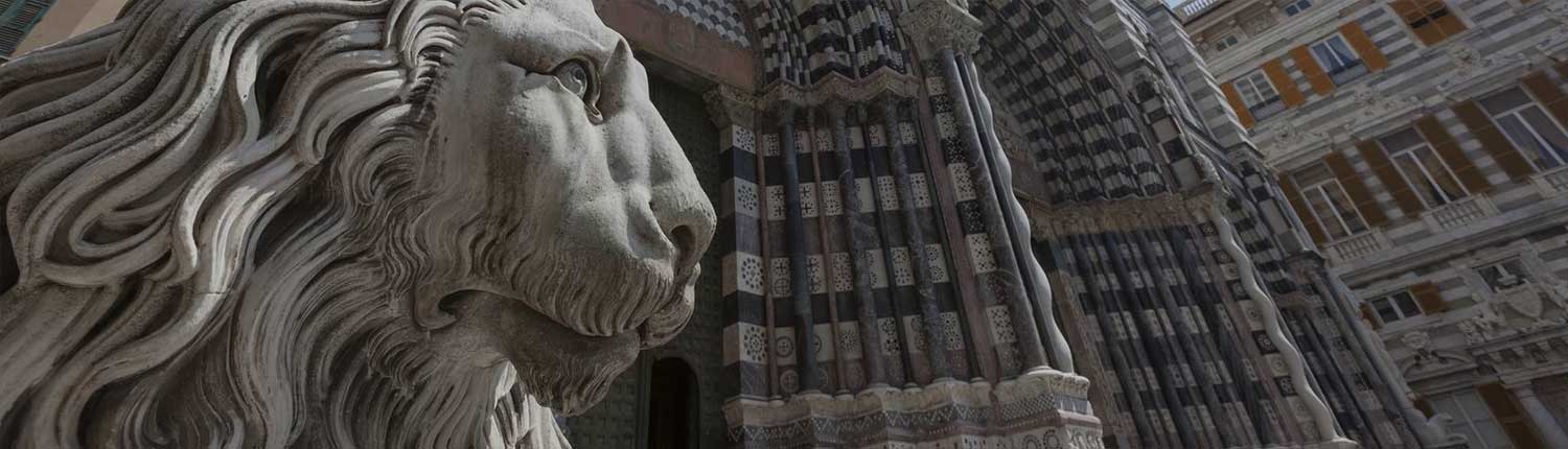 Genova - Particolare della Cattedrale di San Lorenzo